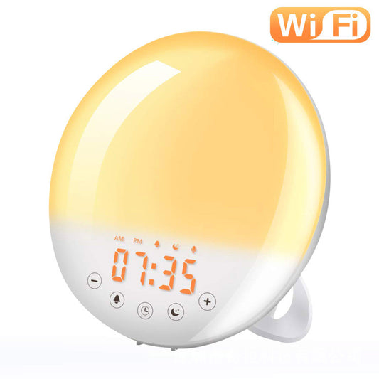 Wake Up Softer Wifi Voice Control Smart Light Alarm Clock Sunrise Natural Wake-up LIght