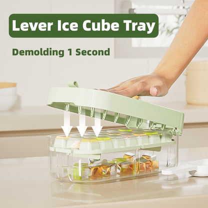 Ice Box Ice Cube Tray Grid High Capacity Food Grade Kitchen Gadgets - LiftHerLife